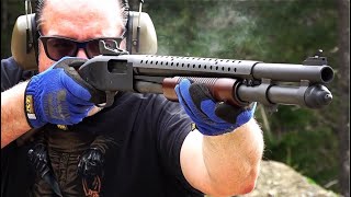 Mossberg 590A1 Retrograde 12 gauge shotgun review [upl. by Tommie419]