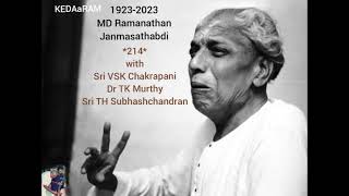 214 SRI MD RamanathanSri VSK ChakrapaniDr TK MurthySri TH Subhashchandran [upl. by Yelraf111]