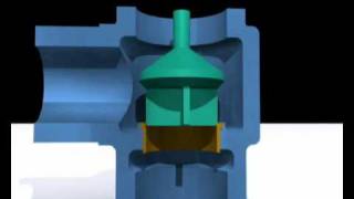 non return valve animation and cross section [upl. by Reiser982]