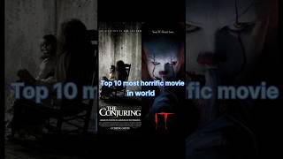 Top 10 most horrific movie 🎥💀lltop10 youtubeshort horrorstory horromovies [upl. by Renita415]