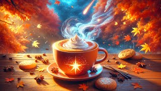 Autumn Café Vibes ☕  Dreamy Smooth Jazz amp Bossa Nova for a Relaxing Day  Cozy Ambience Music [upl. by Buke167]