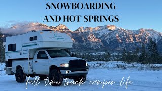 Fernie AND Hot Springs Full Time Truck Camper Living [upl. by Yren67]