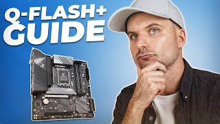 How to use GIGABYTE QFlash Plus  BIOS Flashback Guide for Intel AMD Motherboards [upl. by Noremmac]