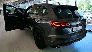 New Volkswagen Touareg RLine V8 2020 Review Interior Exterior [upl. by Adnilrev]