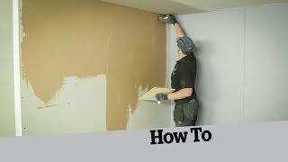 How to skim a plasterboard wall [upl. by Hyacinthie]