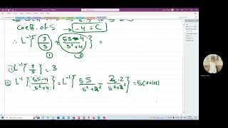 Rev part7 Inverse Laplace Transform amp solving eqns by Laplace PHM112S amp113S [upl. by Aletta]