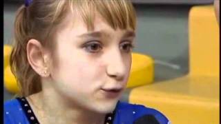 Viktoria Komova Interview Grandprix 2011 [upl. by Tiphani]