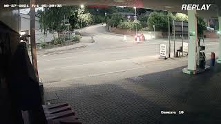 CCTV of failtostop after collision in Gainsborough [upl. by Netaf127]