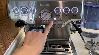 Breville870咖啡機清潔操作How to clean coffee machine Breville870 [upl. by Enner]