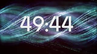 Countdown Timer 1h Stunde ohne Musik 3D HD Spirale Swoosh Schwarz Blau Lila Fäden Animation [upl. by Benedic184]