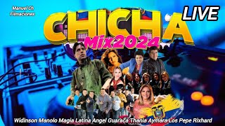 CHICHA MIX LIVE ECUATORIANA MANOLO LOS PEPE RICHARD WIDINSON MARGARITA LUGUE THANIA AYMARA 2024 [upl. by Nlocnil]