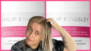 Philip Kingsley Elasticizer Intensive Treatment Review  Demo amp Review  Treatment For Damaged Hair [upl. by Aissatsan]