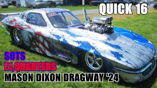 Southern Outlaw Top Sportsman QUICK 16 E1Quarter Mason Dixon Dragway 2024 04 14 [upl. by Nuahsyt]