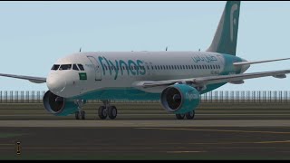 FLYNAS A320NEO DEPARTING FROM DELHI INTERNATIONAL AIRPORT REAL FLIGHT SIMULATOR [upl. by Tingley838]