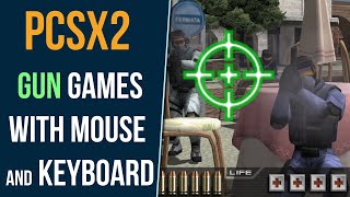 How to Play GunCon Games in PCSX2Qt 17 with Mouse amp Keyboard Gun Games with Mouse [upl. by Gusba]