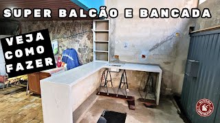 Veja e Aprenda Como É Fácil Chumbar Bancada E Balcão [upl. by Kendry213]