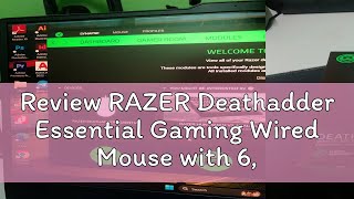 Review RAZER Deathadder Essential Gaming Wired Mouse with 6400 DPI Optical Sensor BlackWhite [upl. by Moureaux]