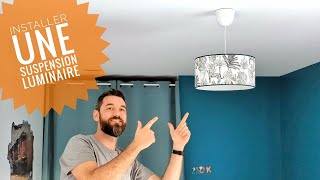 installer un luminaire  suspension  lustre  sur plot DCL [upl. by Einimod]