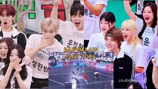 ampTEAM 앤팀 at ISAC 아육대 2024  400m Relay Race K  Fuma  Nicholas  EJ Fancam [upl. by Hayikat961]