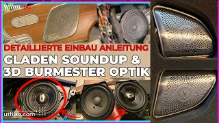 Mercedes GLE 167  3D BURMESTER amp GLADEN SOUNDUP GASUMB167BASIC  EINBAU Anleitung Soundsystem [upl. by Haelam]