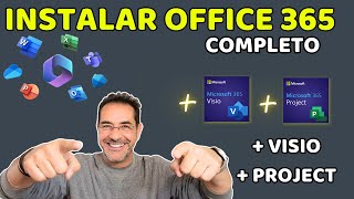 Instalar OFFICE 365 completo ➕VISIO➕ PROJECT [upl. by Jamaal164]