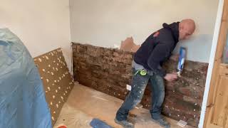 How to Dampproof a small wall like a boss [upl. by Nonez]