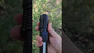 Super Bright Rechargeable flashlight amazon rechargeableflashlight flashlight [upl. by Anelrahs]