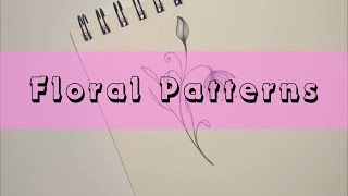 Linear Flower Patterns Simple ideas for beginners [upl. by Letnoj]