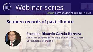 EMS Webinar Seamen records of past climate [upl. by Miahc]