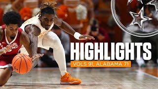 HIGHLIGHTS Vols 91 Alabama 71 Jan 20 2024 [upl. by Adest]