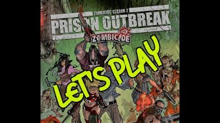 ZOMBICIDE Prison Outbreak Mission 9 Endless Cleaning Solo Play [upl. by Terrag]