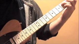 Aerosmith Adams Apple Guitar Solo Lesson Part 1 [upl. by Dickens]