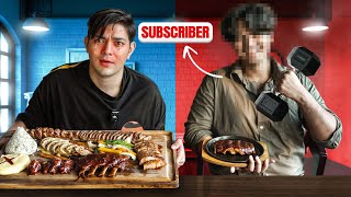 10000 Calorie Challenge with Subscriber [upl. by Larner]