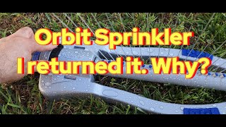 Orbit Max Oscillating Sled Lawn Sprinkler  4000sq ft [upl. by Ishmul794]