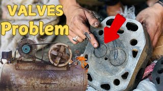 Air compressor head valve repair  Air compressor head problem [upl. by Kristoffer128]