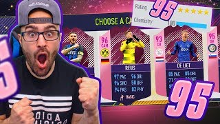 AWESOME 195 DRAFT CHALLENGE FIFA 18 Ultimate Team Draft [upl. by Assirk]