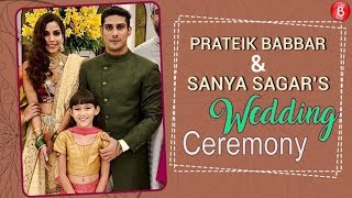 Prateik Babbar and Sanya Sagar’s Wedding Ceremony  Inside Video [upl. by Eupheemia]