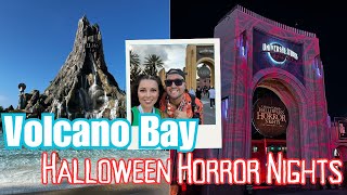 VOLCANO BAY 🌋  HALLOWEEN HORROR NIGHTS 👻  Orlando amp Walt Disney World 2023 [upl. by Nedyrb]