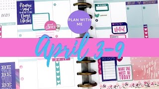 Plan With Me Classic Happy Planner® April 39 [upl. by Naimed]