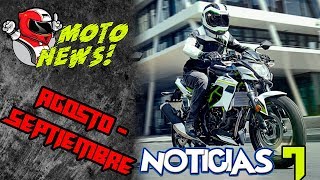 MotoNews Septiembre l Moto GP en México Kawasaki Z125 y Ninja125 Yamaha R125 [upl. by Nosyrb733]