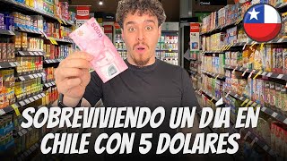 SOBREVIVIENDO un día en CHILE con solo 5000 pesos CHILENOS 🤯 se puede [upl. by Tabitha201]