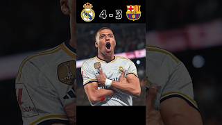 Barcelona Vs Real Madrid 2024 Penalty Shootout Mbappe 😱🥶 youtube shorts mbappe football [upl. by Nuahsor]