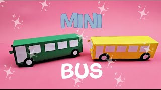 How to Make Paper Bus Origami [upl. by Trutko782]