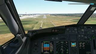 landing a 737 at wien [upl. by Yelsnya873]