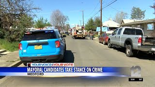 Medford mayoral candidates take stance on crime [upl. by Eerihs]