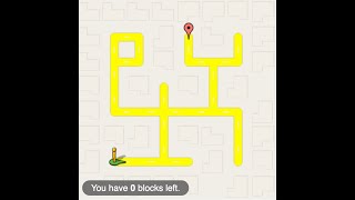 Blockly games Maze level 10 [upl. by Malvie640]