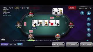 IDN Poker  Detikdetik keluarnya SUPER ROYAL FLUSH WIN 30JT [upl. by Binette]