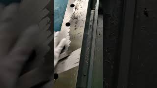 The process of scraping a metal surface [upl. by Eloc]