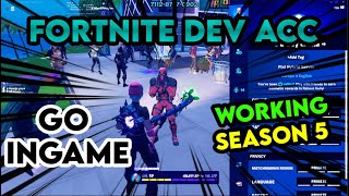 How to GET an Ingame Fortnite DEV in 2024 For FREE PL Hybrid [upl. by Ebby]