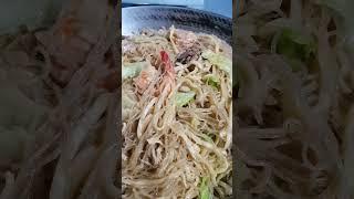 Filipino Pancit Bihon olivesvlog food filipinofood pancitbihon [upl. by Resay698]